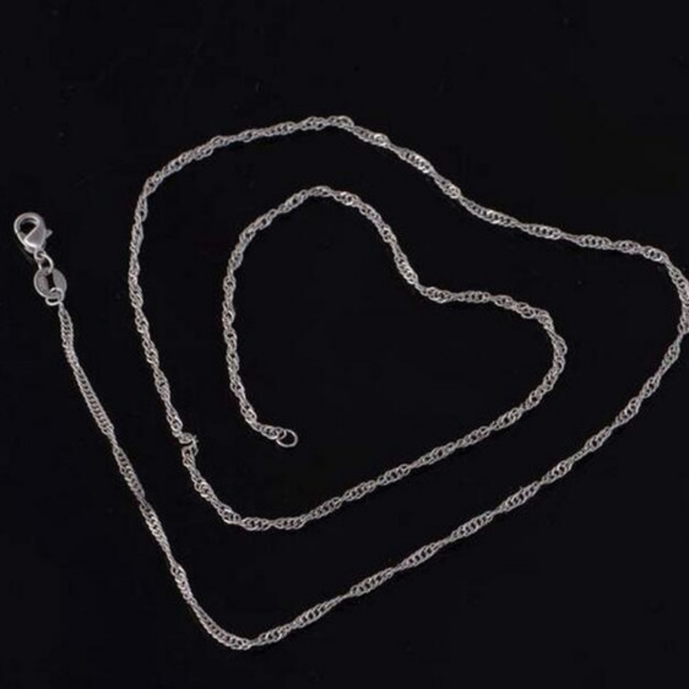 10 ea. 925 Sterling Silver Necklace Chain 18"